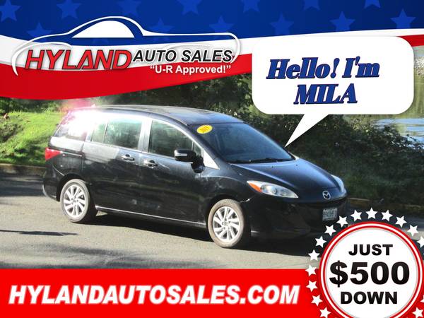 2015 MAZADA 5 WITH 4 CAPTAIN CHAIRS*ONLY $500 DOWN@HYLAND AUTO👍 for sale in Springfield, OR