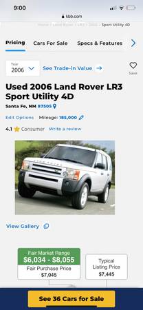 2006 Land Rover LR3/Make a Offer for sale in Santa Fe, NM – photo 10