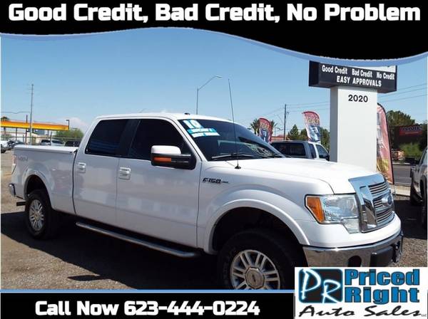 2010 Ford F150 4x4 Super Crew Cab Lariat *Bad Credit Auto Loans* for sale in Phoenix, AZ
