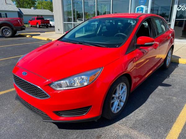2016 Ford Focus sedan RED - cars & trucks - by dealer - vehicle... for sale in Terre Haute, IN – photo 3