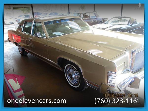 1979 Lincoln Town Car Continental for Only - - by for sale in Palm Springs, CA