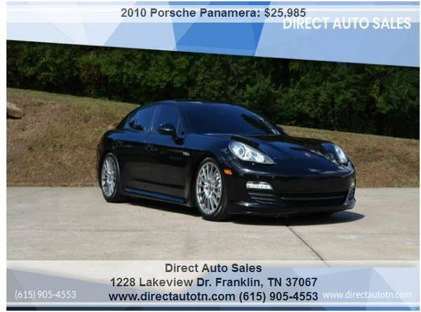 2010 Porsche Panamera S *southern, clean history PDK 7 Speed , Loaded for sale in Franklin, TN