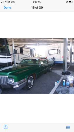 70 Cadillac convertible only 9k for sale in Henderson, NV – photo 3