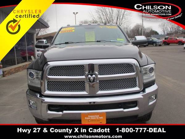 2015 Ram 3500 Longhorn Limited pickup Gray - cars & trucks - by... for sale in Cadott, WI – photo 4