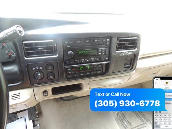2005 Ford Excursion 137 WB 6.8L Limited 4WD CALL / TEXT (305) for sale in Miami, FL – photo 20