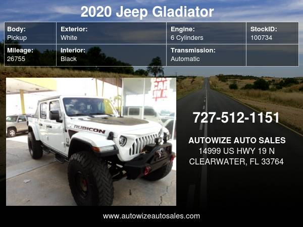 2020 Jeep Gladiator Rubicon 4x4 Bruiser Conversion 6 2L 450HP - cars for sale in Clearwater, FL – photo 8