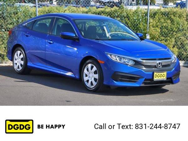 2017 Honda Civic Sedan LX sedan Blue - - by dealer for sale in Salinas, CA