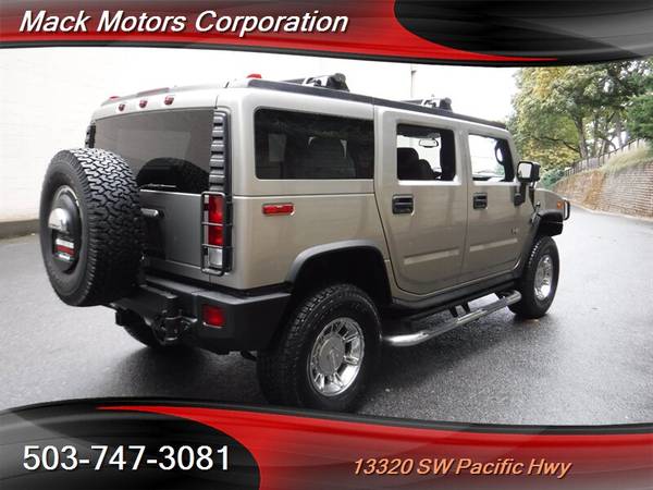2005 Hummer H2 1-Owner New Tires 3rd Row Leather DVD Tow PKG Sun Roof for sale in Tigard, OR – photo 8