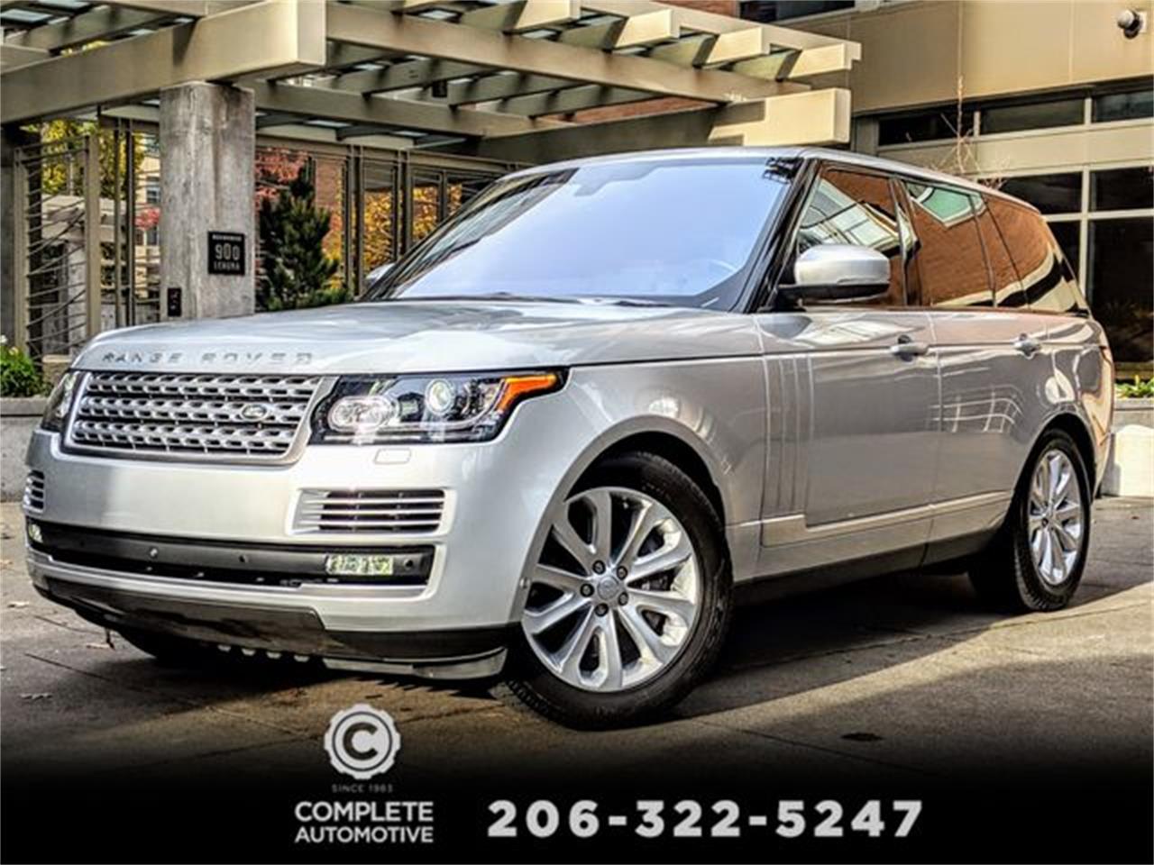 2016 Land Rover Range Rover for sale in Seattle, WA