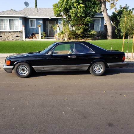 1984 Mercedes benz 500 Sec Coupe W126 Euro model Low milesc for sale in North Hollywood, CA – photo 3