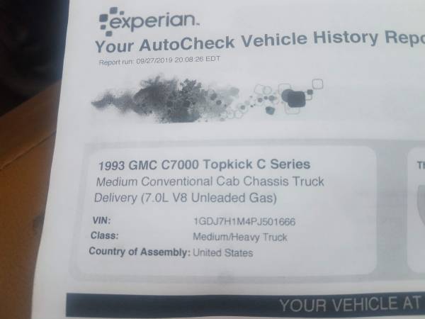 1993 GMC TOPKICK, CHEVY C7500, DUMP, 57K, GAS- SMOG LEGAL! I FINANCE for sale in Rosemead, CA – photo 21