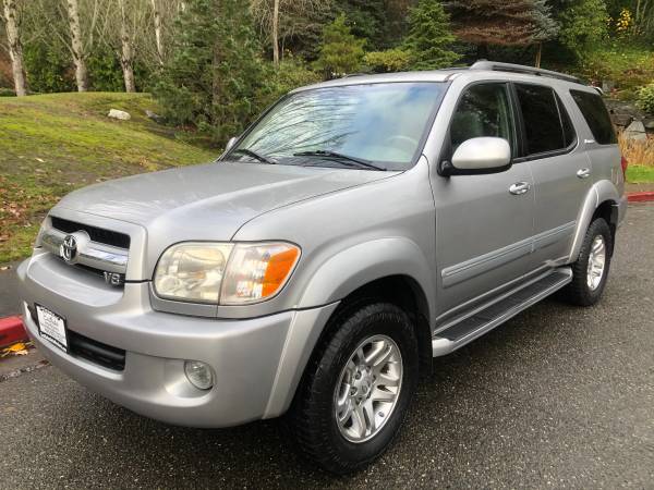 2005 Toyota Sequoia Limited 4WD --V8, DVD, third row, Clean title--... for sale in Kirkland, WA