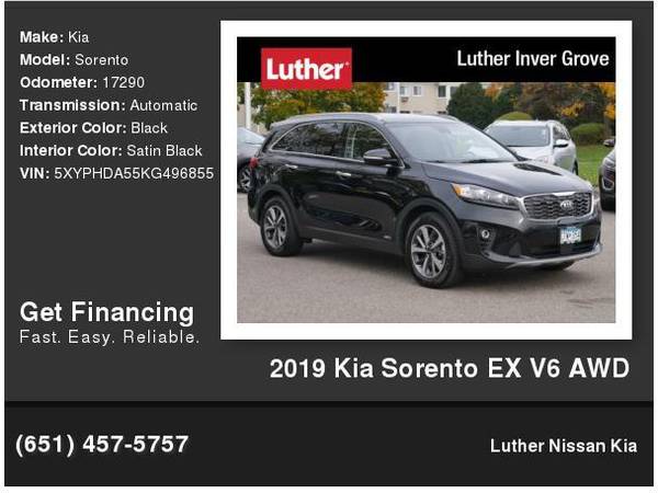 2019 Kia Sorento EX V6 AWD for sale in Inver Grove Heights, MN