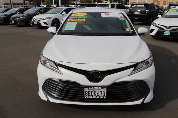 Certified Pre-Owned 2018 Toyota Camry XLE Sedan at WONDRIES TOYOTA for sale in ALHAMBRA, CA – photo 11