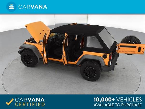 2012 Jeep Wrangler Unlimited Sport SUV 4D suv YELLOW - FINANCE ONLINE for sale in Carrollton, TX – photo 13