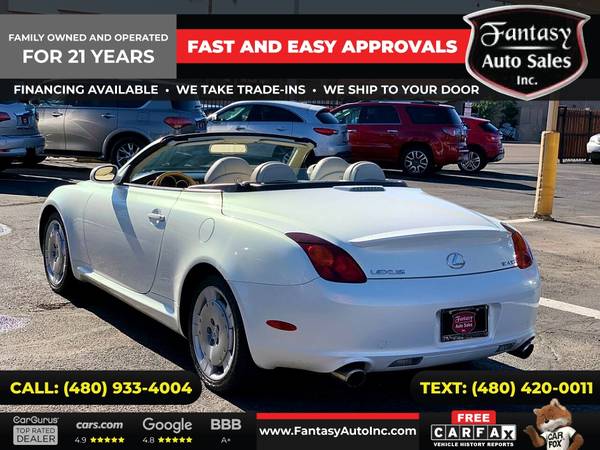 2003 Lexus SC 430 2dr 2 dr 2-dr Convertible FOR ONLY 252/mo! - cars for sale in Phoenix, AZ – photo 7
