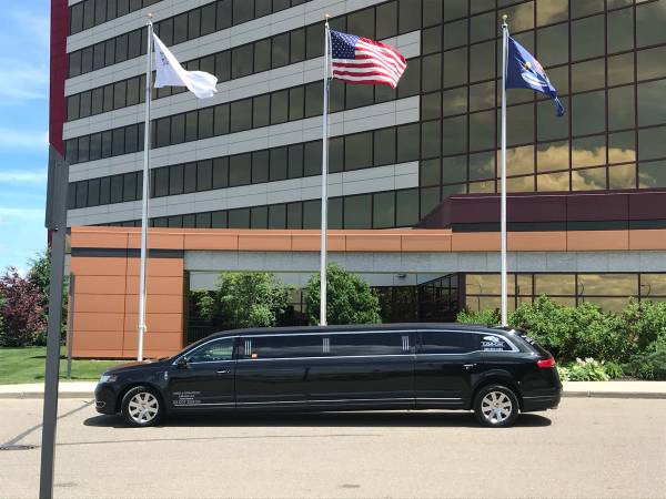 Lincoln MKT limousine 120” stretched limo party bus - cars & trucks... for sale in Battle Creek, MI