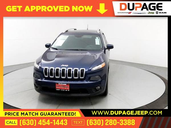 229/mo - 2018 Jeep Cherokee Latitude - - by dealer for sale in Glendale Heights, IL – photo 2