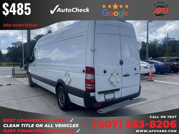 485/mo - 2012 Mercedes-Benz Sprinter 2500 Cargo Extended w170 w 170 for sale in Kissimmee, FL – photo 3