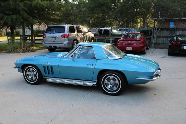 1966 Corvette Convertible- 427ci/390hp, 4 speed, Nassau Blue for sale in Covington , LA – photo 10
