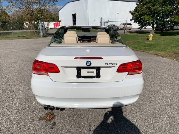 2008 BMW 328i hard top convertible 67k miles White w/Tan leather for sale in Jeffersonville, KY – photo 7