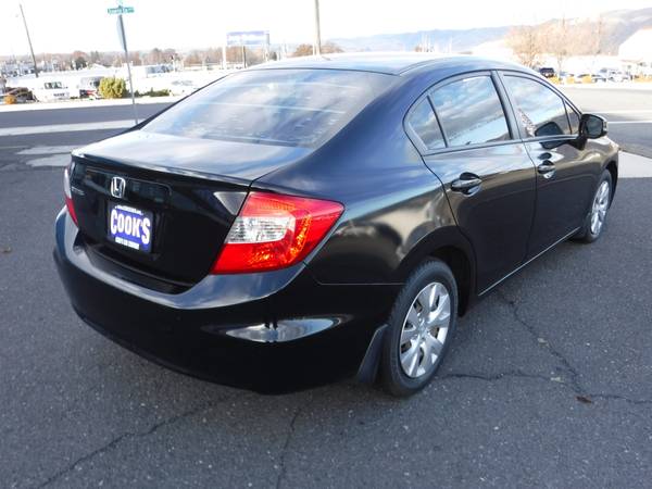 2012 Honda Civic LX 4dr Sedan AC 4cyl Automatic Low 72k Miles!!! -... for sale in LEWISTON, ID – photo 3
