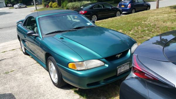 1998 Mustang GT Green Convertible Collectors Item MINT Low Miles for sale in NEW YORK, NY – photo 8