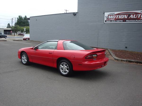 2001 CHEVROLET CAMARO T-TOP BRIGHT RED V6 AUTO ALLOYS !!!!! for sale in LONGVIEW WA 98632, OR – photo 8