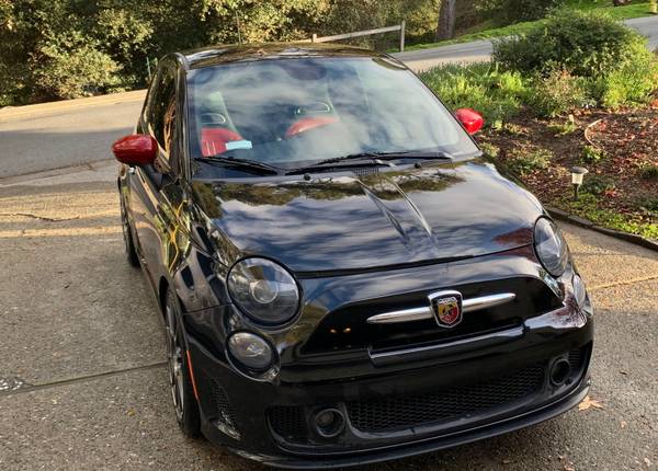 2014 Fiat 500 Abarth / Black and Red - cars & trucks - by owner -... for sale in Aptos, CA – photo 3