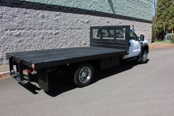2008 Ford F450 Super Duty-4x4 - 6 4 Diesel-14 Flatbed - cars & for sale in Corvallis, OR – photo 6