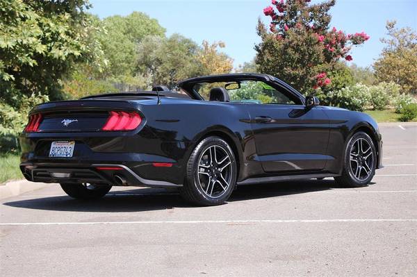 2018 Ford Mustang EcoBoost Premium Convertible Shadow Black for sale in Livermore, CA – photo 7