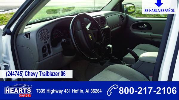Chevy Trailblazer 06 - cars & trucks - by dealer - vehicle... for sale in Heflin, AL – photo 6