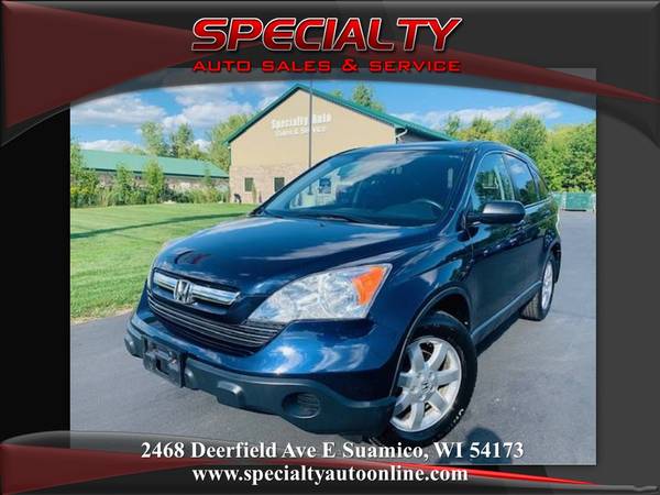 2007 Honda CR-V EX 4x4 ! Blue! Moonroof! NEW TIRES! RUST FREE! for sale in Suamico, WI