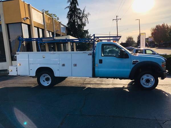 2008 FORD F-450 SD 6.4L V8 POWER STROKE DIESEL UTILITY TRUCK 1... for sale in Kent, WA – photo 4