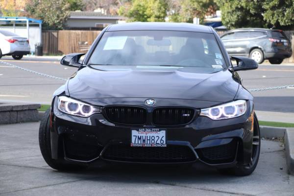 2015 BMW M3 sedan Black Sapphire Metallic - - by for sale in San Jose, CA – photo 3