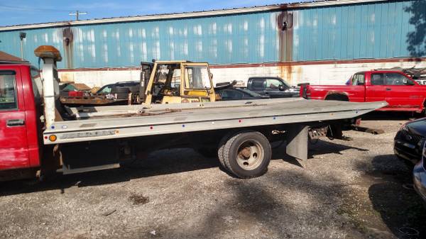 1999 CHEVY 3500HD TOW TRUCK FLATBED ROLLBACK WRECKER for sale in redford, MI – photo 5