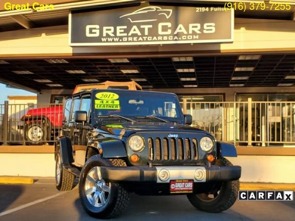 2012 Jeep Wrangler Unlimited Sahara 4x4 4dr SUV (Extra Clean for sale in Sacramento, NV