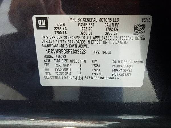 2015 Chevy Chevrolet Silverado 1500 LT pickup Tungsten Metallic for sale in State College, PA – photo 6