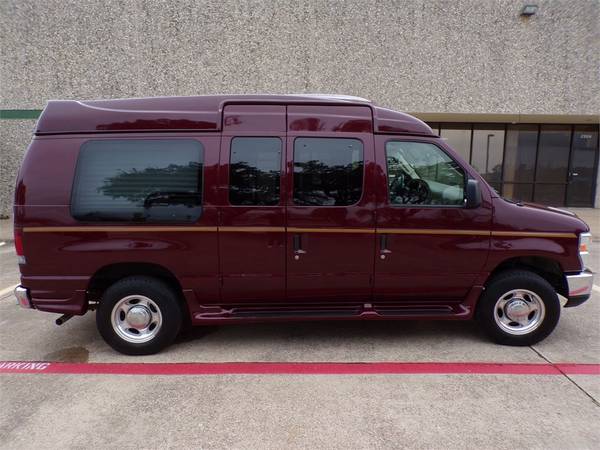 2008 FORD E150 HIGHTOP WHEELCHAIR LIFT HANDICAPPED MOBILITY CONV VAN... for sale in Irving, LA – photo 2