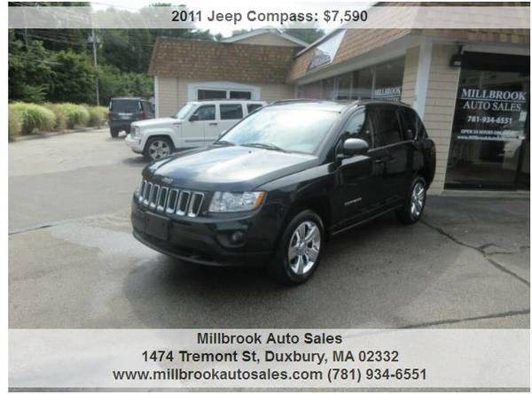 2011 Jeep Compass Latitude 4x4 4dr SUV 94816 Miles for sale in Duxbury, MA