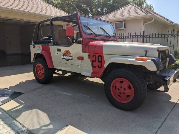 1995 Jeep Wrangler YJ Jurassic Park Style for sale in Richardson, TX – photo 2