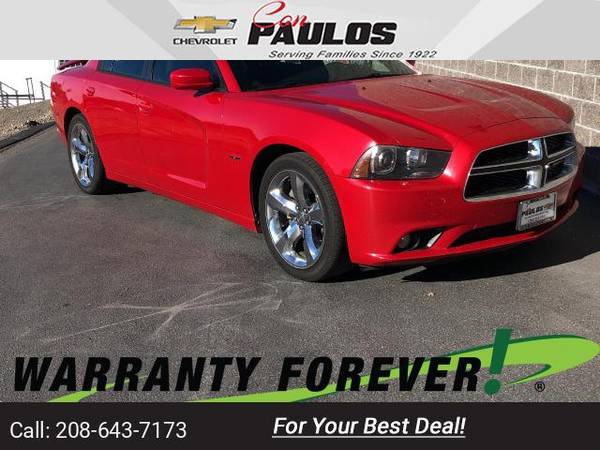 2012 Dodge Charger RT sedan Red - cars & trucks - by dealer -... for sale in Jerome, ID