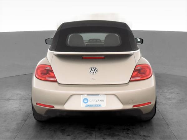 2013 VW Volkswagen Beetle TDI Convertible 2D Convertible Beige - -... for sale in South Bend, IN – photo 9