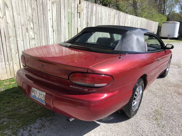 CONVERTIBLE CHRYSLER SEBRING JX 1-SAME-OWNER SINCE 1997 - cars for sale in Other, IN – photo 3