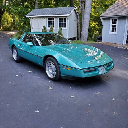 1990 Corvette 6 Spd Turquoise Z51 for sale in Walpole, NH