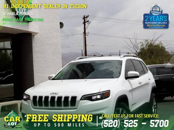 260/mo - 2019 Jeep Cherokee Latitude Plus - - by for sale in Tucson, AZ – photo 3