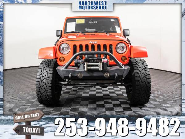 Lifted 2013 *Jeep Wrangler* Unlimited Sahara 4x4 - cars & trucks -... for sale in Marysville, WA – photo 8
