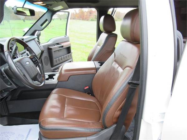 2015 FORD F250 SUPER DUTY PLATINUM, White APPLY ONLINE->... for sale in Summerfield, SC – photo 5
