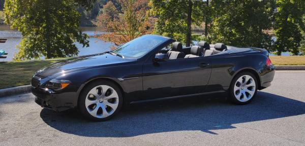 2006 BMW 650i Convertible - Immaculate Condition Black on Black for sale in Flowery Branch, GA – photo 6