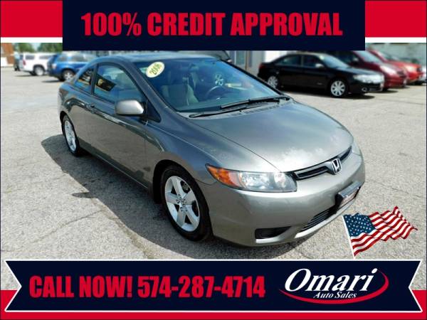 2008 HONDA CIVIC COUPE 2DR AUTO EX - cars & trucks - by dealer -... for sale in South Bend, IN